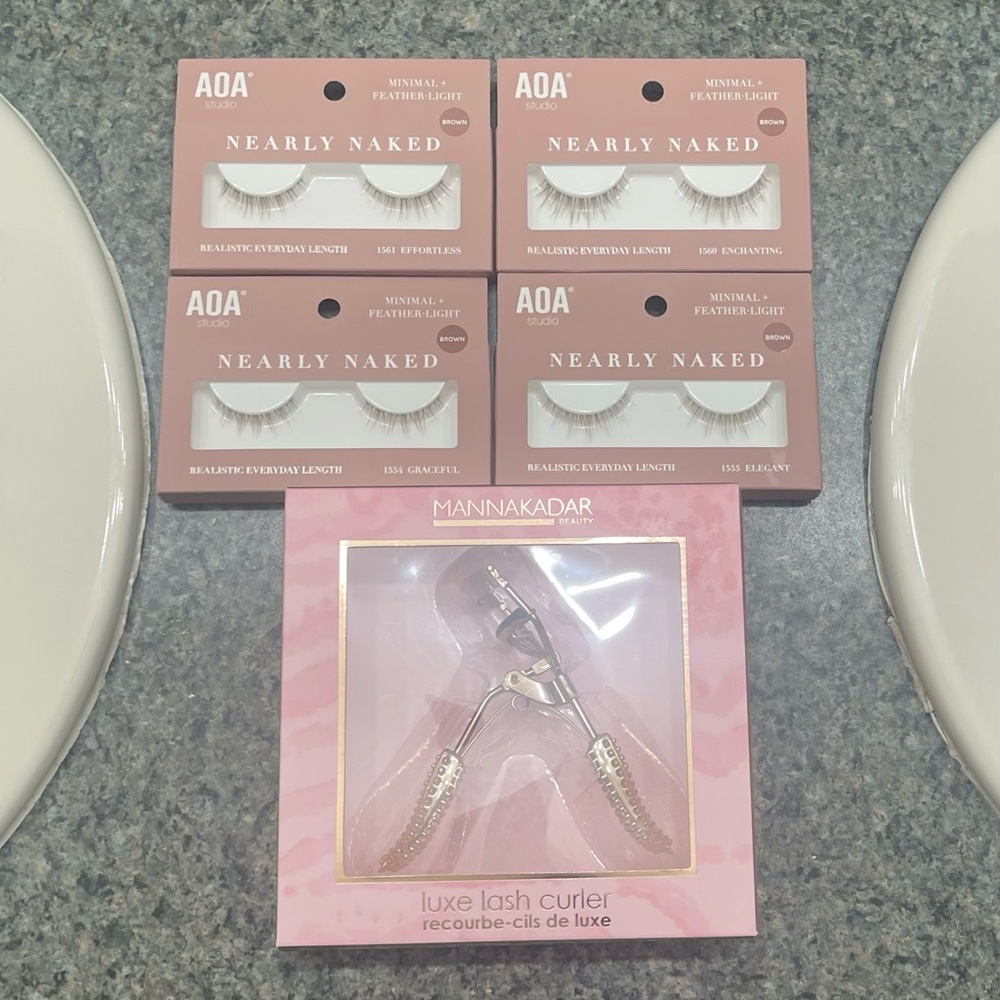 Manna Kadar & AOA Studio Luxe Lash Curler & False Lashes Set